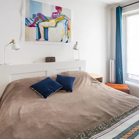 Daire Chic Bohemian 1bd Batignolles