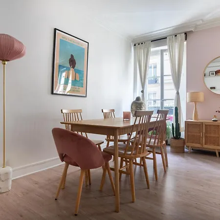 Daire Chic Bohemian 1bd Batignolles *